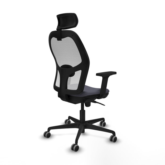 Piqueras y Crespo Chaise de Bureau avec Appui-tête 2D036G2 Gris foncé Piqueras y Crespo Chaise de Bureau avec Appui-tête 2D036G2 Gris foncé