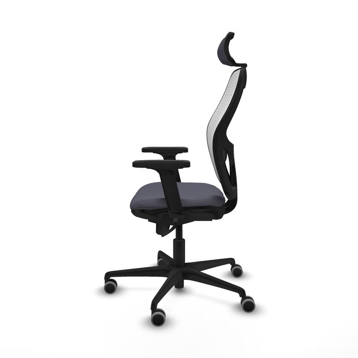 Piqueras y Crespo Chaise de Bureau avec Appui-tête 2D036G2 Gris foncé Piqueras y Crespo Chaise de Bureau avec Appui-tête 2D036G2 Gris foncé