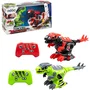 Silverlit YCOO Dino Kombat - Pack de 2 dinosaures robots télécommandés