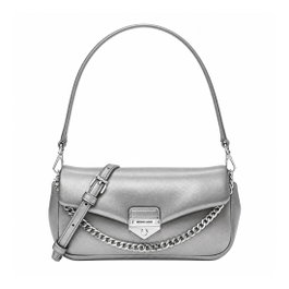 Michael Kors Sac Soho Blanc en Toile 35S6S1SC1M-SILVER