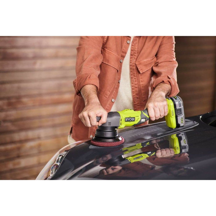 Ryobi Polisseuse ONE+ 18V R18P-0 avec patin 125 mm