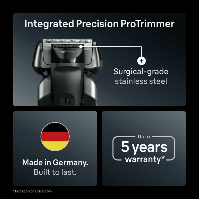 Braun Series 8 Rasoir électrique Noir