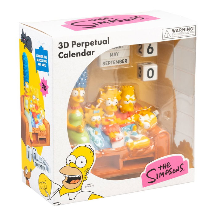 ERIK Calendrier perpétuel 3D Les Simpson ERIK Calendrier perpétuel 3D Les Simpson