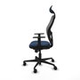 Piqueras y Crespo Chaise de Bureau avec Appui-tête 1D036N1 Blue marine