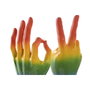 Home ESPRIT Figurine Décorative Main Multicouleur (2 Unités)