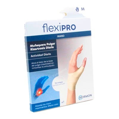 Flexipro Attelle Pouce Rhizarthrose Droite Taille M 15-17 cm Beige Flexipro Attelle Pouce Rhizarthrose Droite Taille M 15-17 cm Beige
