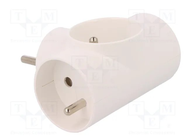 PAWBOL Multiprise d'alimentation AC 2P+PE 16A blanc