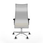 Piqueras y Crespo Chaise de Bureau Albacete Crème et Blanc