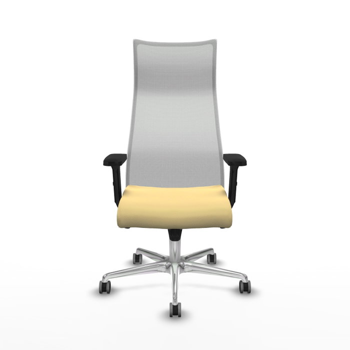 Piqueras y Crespo Chaise de Bureau Albacete Crème et Blanc Piqueras y Crespo Chaise de Bureau Albacete Crème et Blanc