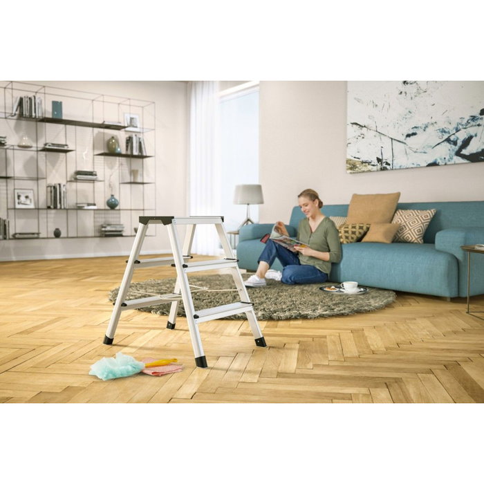 Hailo Escalier D60 StandardLine Aluminium Gris Hailo Escalier D60 StandardLine Aluminium Gris