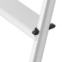 Hailo Escalier D60 StandardLine Aluminium Gris