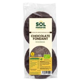 SOLNATURAL Tortas de Arroz con Chocolate Fondant Bio