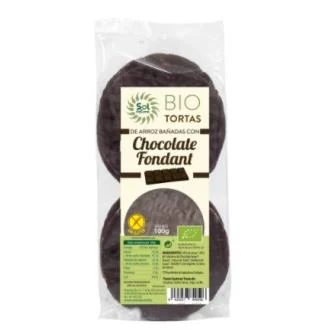 Solnatural Tortas de Arroz au Chocolat Fondant Bio 100g Solnatural Tortas de Arroz au Chocolat Fondant Bio 100g