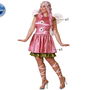 Déguisement Fée Rose Femme Adulte XL - Robe Brillante avec Ailes