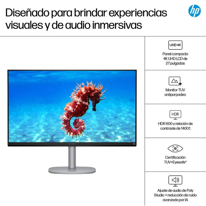 HP Ordinateur Tout-en-Un 27-CS1008NS - Écran 27" FHD IPS, Intel Core Ultra 5, 16 Go RAM, SSD 1 To, Windows 11