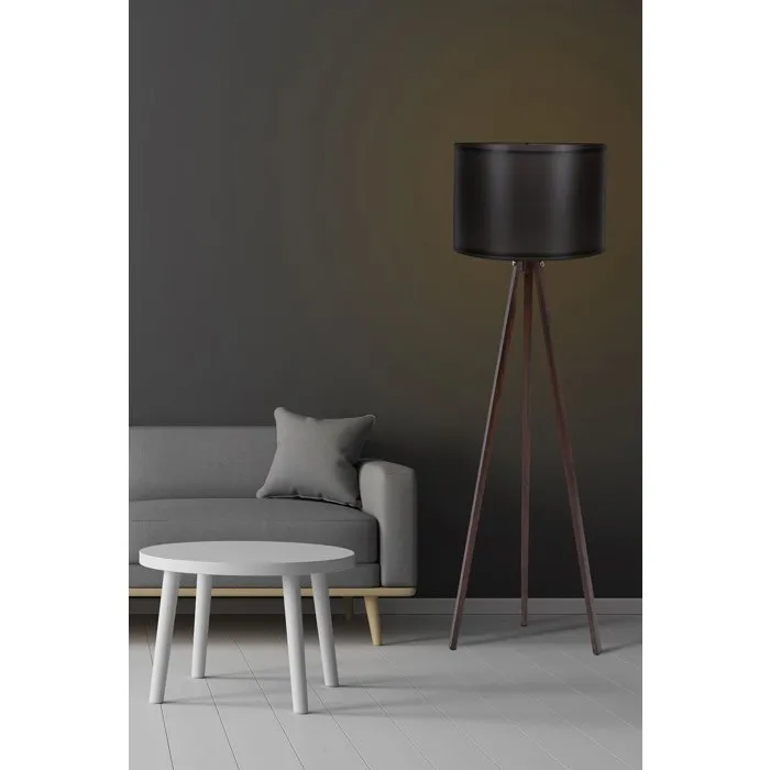 D By M.Red Lampadaire D Black Walnut Noir et Noyer D By M.Red Lampadaire D Black Walnut Noir et Noyer