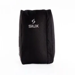 Siux Sac de padel Pulse 37 L Noir avec bordures grises et coutures rouges pour 1 à 2 raquettes