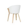 Chaise de Salle à Manger Home ESPRIT Blanc Polyester Bois 60 x 57,5 x 79 cm