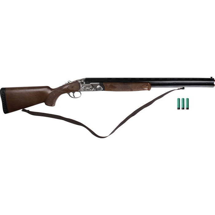 GONHER Escopeta Superpuesta 1+1 Tiros 117/0 - Fusil de chasse superposé, métal, jeu en espagnol, cartouches et amorces incluses GONHER Escopeta Superpuesta 1+1 Tiros 117/0 - Fusil de chasse superposé, métal, jeu en espagnol, cartouches et amorces incluses