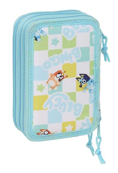 Safta Plumier Triple 37 Pièces pour Crayons - Dimensions : 12,5 x 19,5 x 5,5 cm