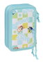 Safta Plumier Triple 37 Pièces pour Crayons - Dimensions : 12,5 x 19,5 x 5,5 cm