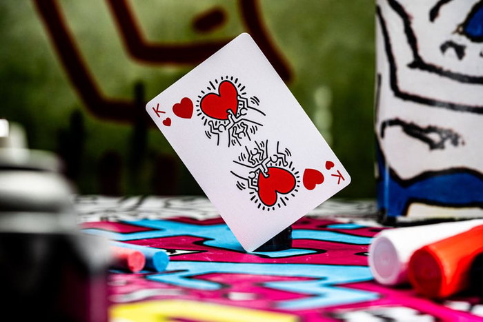 Theory11 Keith Haring jeu de cartes à jouer Theory11 Keith Haring jeu de cartes à jouer
