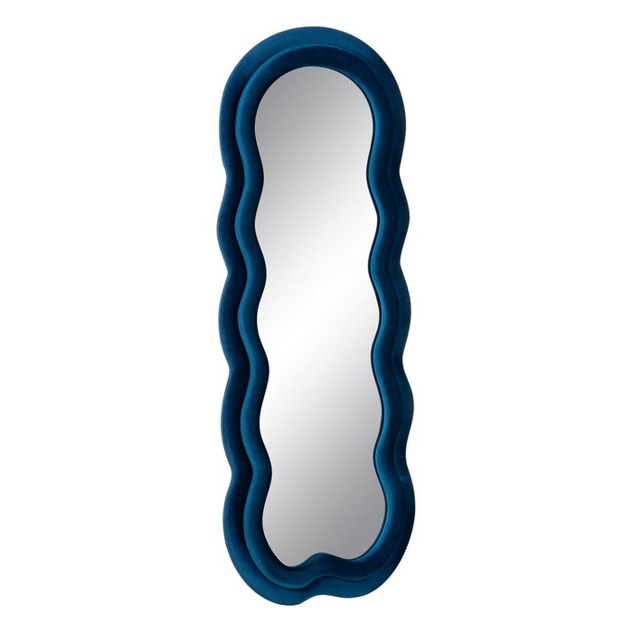 BigBuy Home Miroir mural Bleu Franela Bois Verre Vertical 60 x 4 x 160 cm BigBuy Home Miroir mural Bleu Franela Bois Verre Vertical 60 x 4 x 160 cm