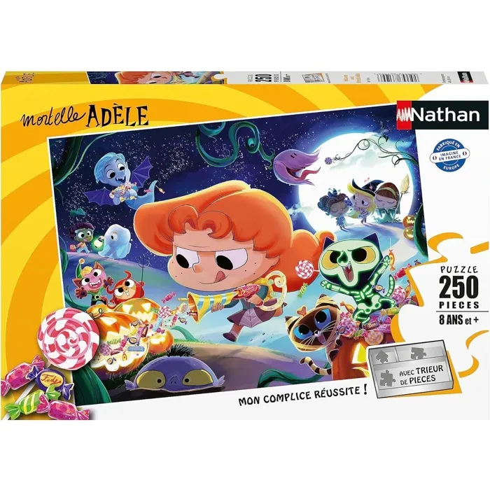 Nathan Puzzle Mortelle Adele Halloween 250 pièces Nathan Puzzle Mortelle Adele Halloween 250 pièces