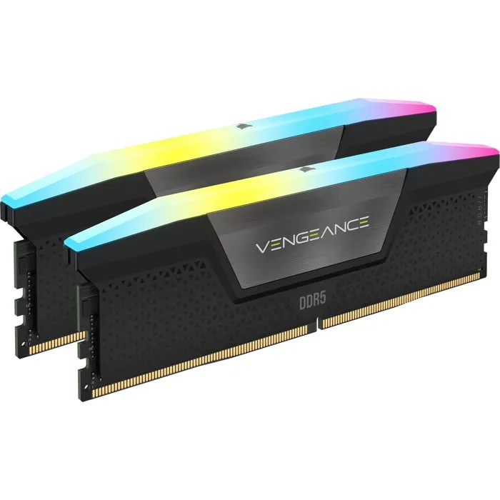 Corsair Vengeance RGB CMH16GX5M2B5200C40 DDR5 16 Go (2x8 Go) 5200 MHz CL40