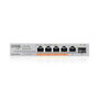 Zyxel XMG-105HP Switch 6 Ports 5x 2.5G PoE 70W 1x SFP+ 10G Non Géré Argent Réf. EU0101F