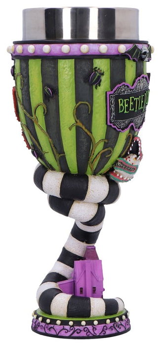 Nemesis Now Beetlejuice Calice Sandworm 20 cm de collection avec insert inox