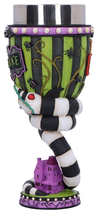 Nemesis Now Beetlejuice Calice Sandworm 20 cm de collection avec insert inox