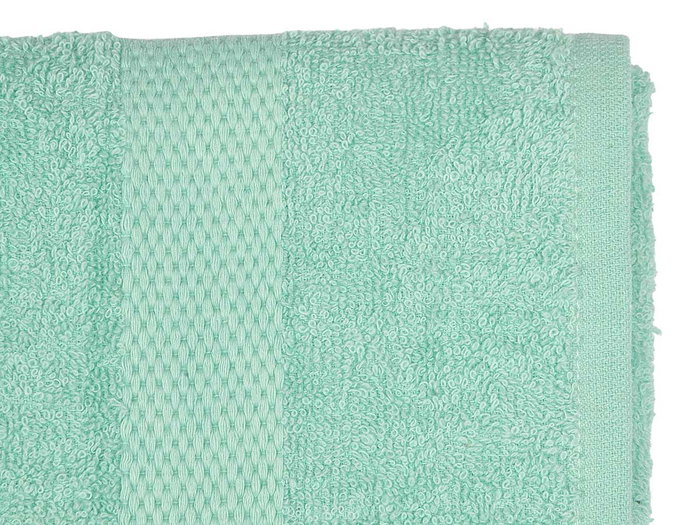 Berilo Serviette de toilette unie 50x90 cm Turquoise 80% coton 20% polyester (Set de 24) Berilo Serviette de toilette unie 50x90 cm Turquoise 80% coton 20% polyester (Set de 24)