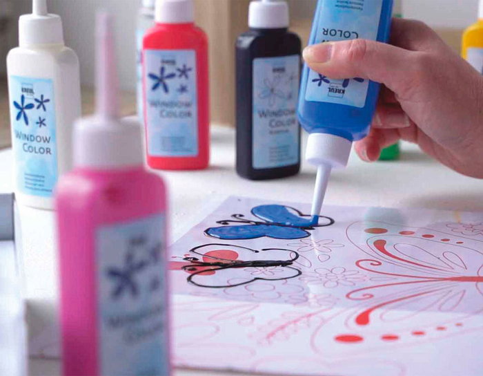 Kreul Kit de peinture pour fenêtre GLAS DESIGN XXL Kreul Kit de peinture pour fenêtre GLAS DESIGN XXL