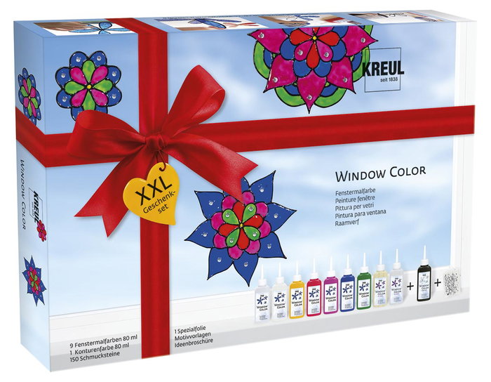 Kreul Kit de peinture pour fenêtre GLAS DESIGN XXL Kreul Kit de peinture pour fenêtre GLAS DESIGN XXL