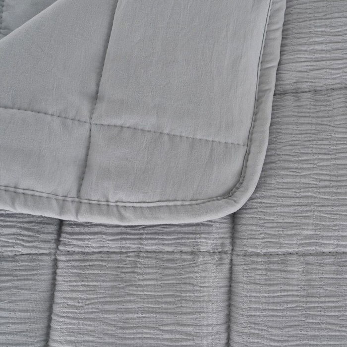 Couvre-lit Gris 270 x 280 x 1 cm