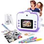 Canal Toys Appareil Photo Instantané Creator CLK 056 - Violet - Impression +250 Photos, Vidéos, Personnalisation Feutres et Stickers - 4 Couleurs