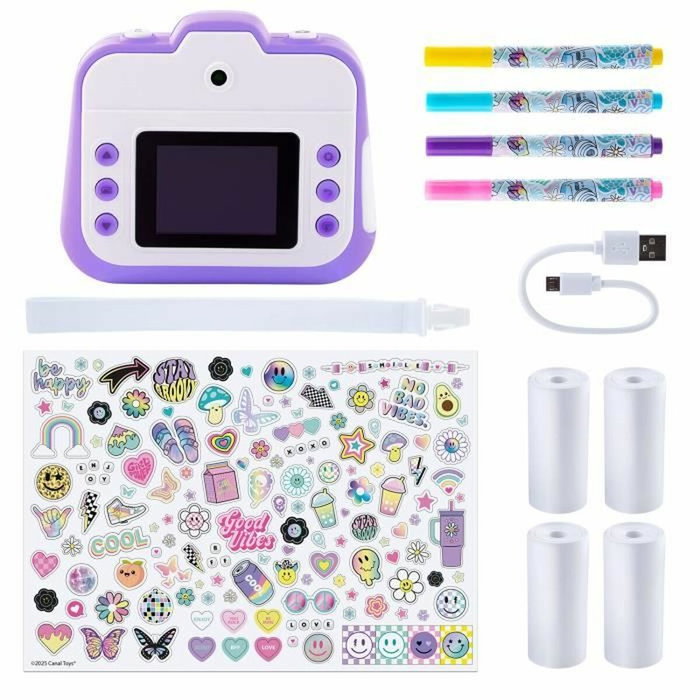 Canal Toys Appareil Photo Instantané Creator - Violet Canal Toys Appareil Photo Instantané Creator - Violet