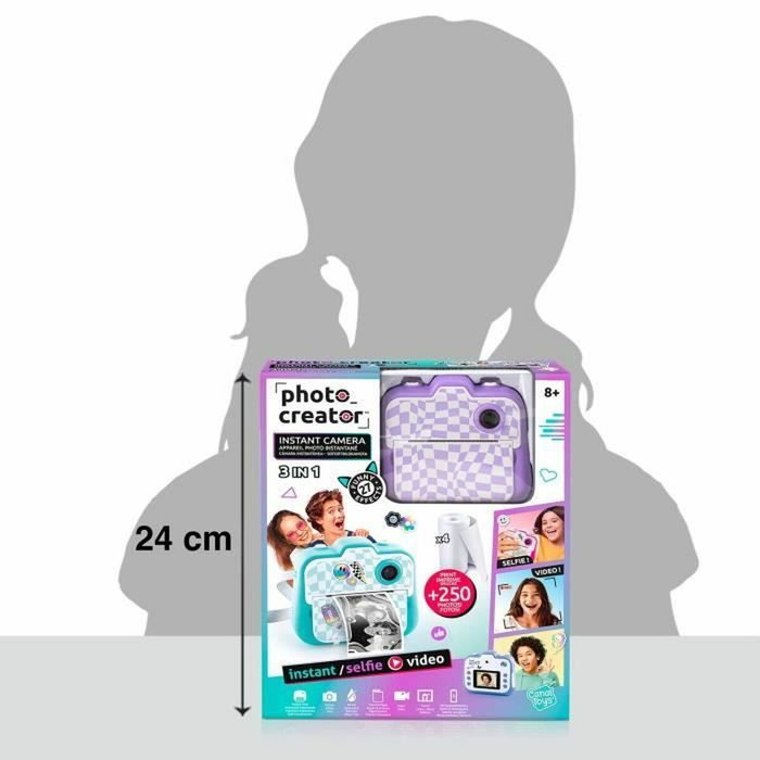 Canal Toys Appareil Photo Instantané Creator - Violet Canal Toys Appareil Photo Instantané Creator - Violet