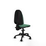 PIQUERAS Y CRESPO Chaise de bureau Algarra, Vert émeraude, sans accoudoirs