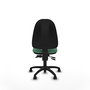 PIQUERAS Y CRESPO Chaise de bureau Algarra, Vert émeraude, sans accoudoirs