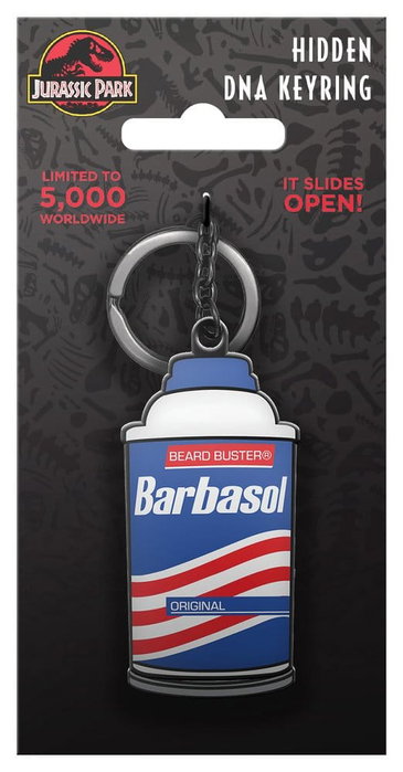 FaNaTtik Jurassic Park porte-clés Sliding Barbasol Can FaNaTtik Jurassic Park porte-clés Sliding Barbasol Can
