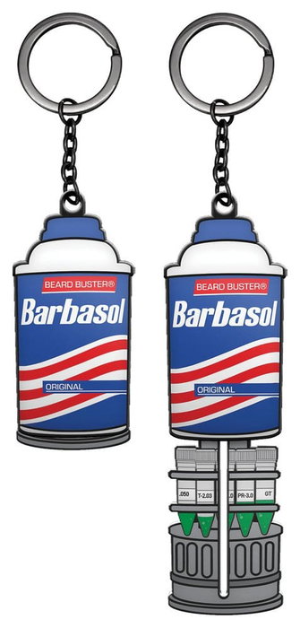 FaNaTtik Jurassic Park porte-clés Sliding Barbasol Can FaNaTtik Jurassic Park porte-clés Sliding Barbasol Can
