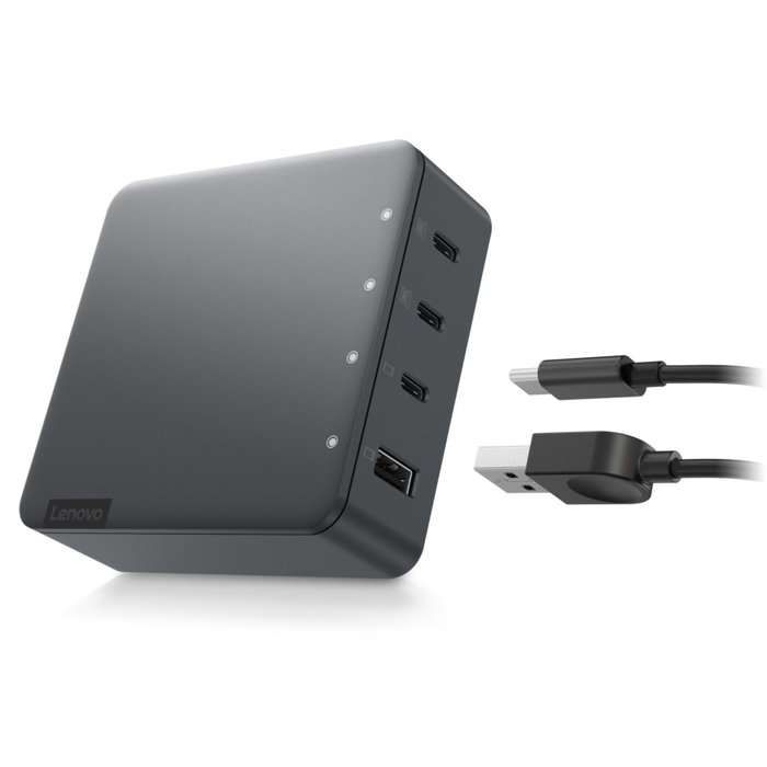 Lenovo Go Multi-Port Charger 130W gris Lenovo Go Multi-Port Charger 130W gris