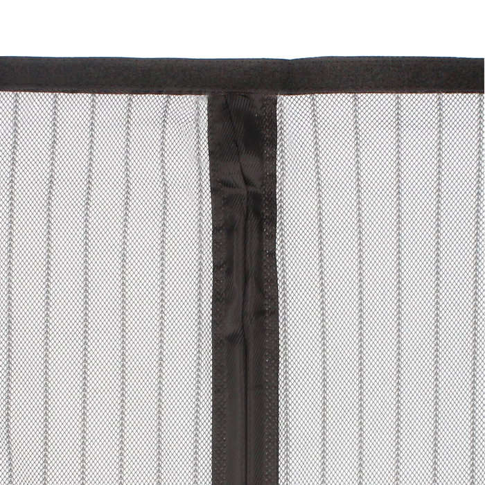 MAURER Cortina Mosquitera Cierre Magnetico 120 x 240 cm Negra MAURER Cortina Mosquitera Cierre Magnetico 120 x 240 cm Negra