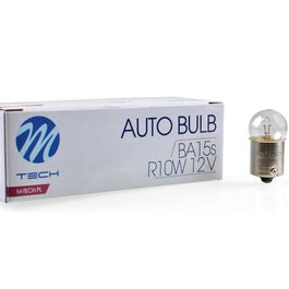 M-Tech MTECZ31 Lampe Halogène 12V 10W BA15S G18 Transparente 10 Unités