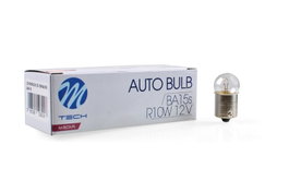 M-Tech BA15S 12V/10W G18 Transparente - Lot de 10 unités