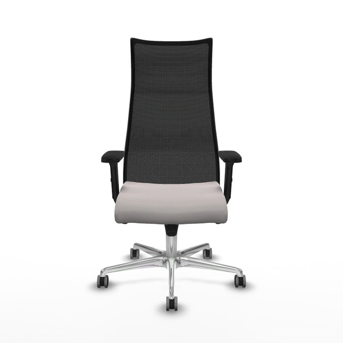 Piqueras y Crespo Chaise de Bureau Albacete Blanc et Noir
