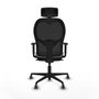 Piqueras y Crespo Chaise de Bureau 1D036G2 Gris clair