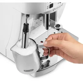 Delonghi Magnifica S ECAM22.110.W - Machine à espresso automatique avec broyeur à grains - Blanc - 1,8 L - 15 bar - 1450 W - Systeme Cappuccino